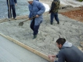 dvd komiza, betoniranje rive u uvali barjosko 20.02.2016