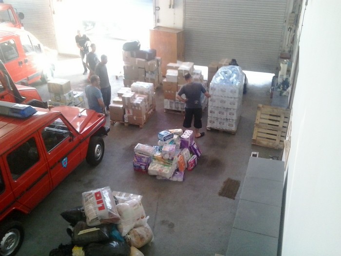 Dvd Komiža - prikupljanje pomoći za poplavljena podrućja slavonije, svibanj 2014